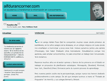 Tablet Screenshot of alfdurancorner.com